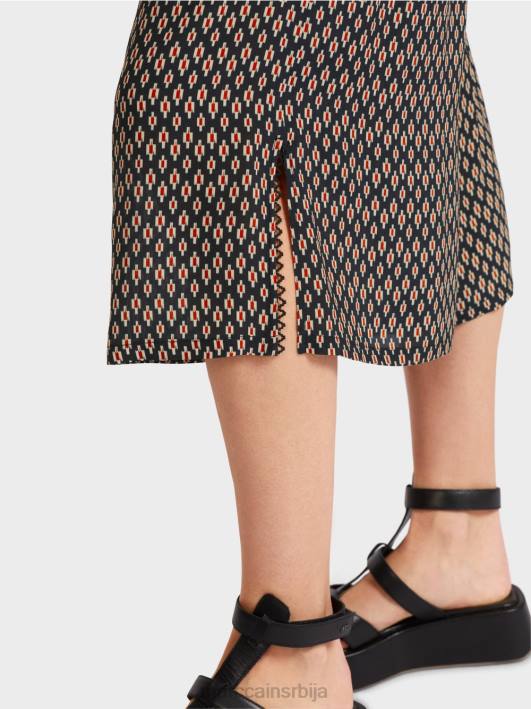 панталоне од вискозе Marc Cain D688608 црн одећу