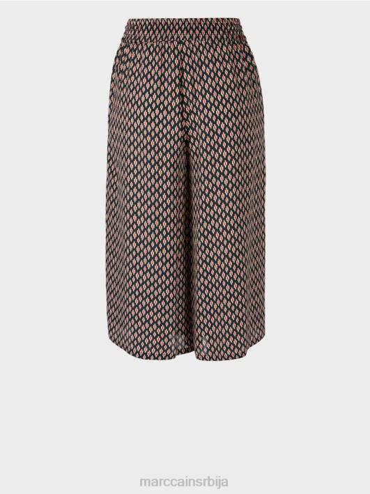 панталоне од вискозе Marc Cain D688608 црн одећу