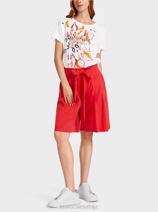 шортс у стилу папирне кесе Marc Cain D688611 Бордо одећу