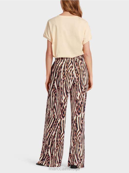 плисиране панталоне са јоггер појасом Marc Cain D688614 Бордо одећу