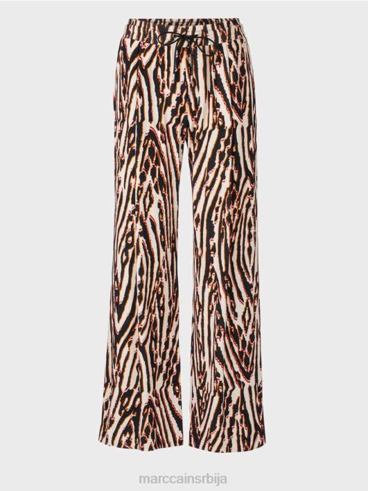 плисиране панталоне са јоггер појасом Marc Cain D688614 Бордо одећу