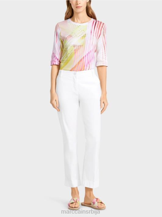 спортске панталоне "преиспитамо заједно". Marc Cain D688623 бео одећу