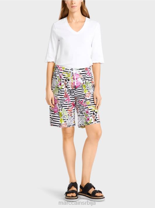 шортс са цветним узорком Marc Cain D688624 лагана лимеада одећу