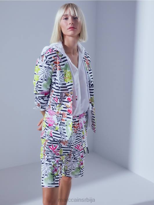 шортс са цветним узорком Marc Cain D688624 лагана лимеада одећу