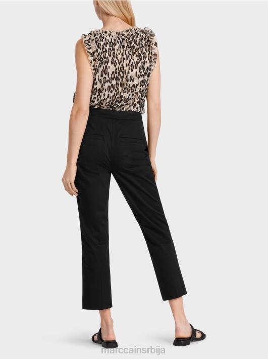 панталоне у цхино стилу Marc Cain D688640 црн одећу