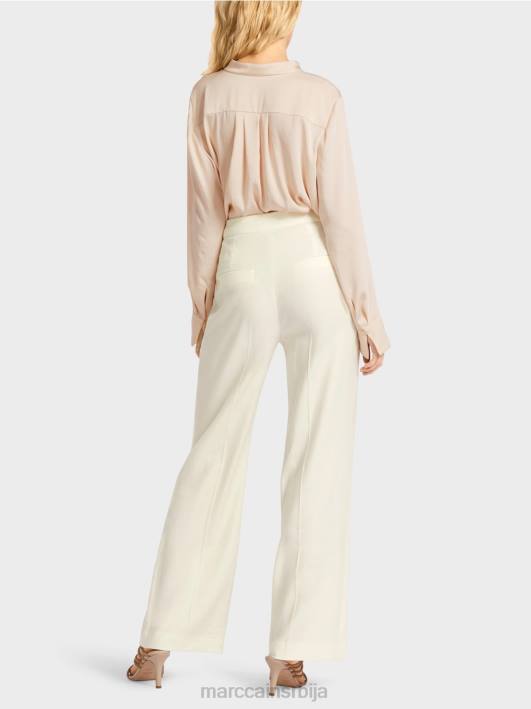 вукари ланене и вискозне панталоне Marc Cain D688645 прљаво бело одећу
