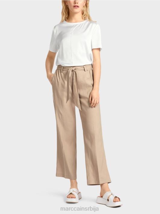вардха панталоне у папирној врећици Marc Cain D688647 дубок песак одећу