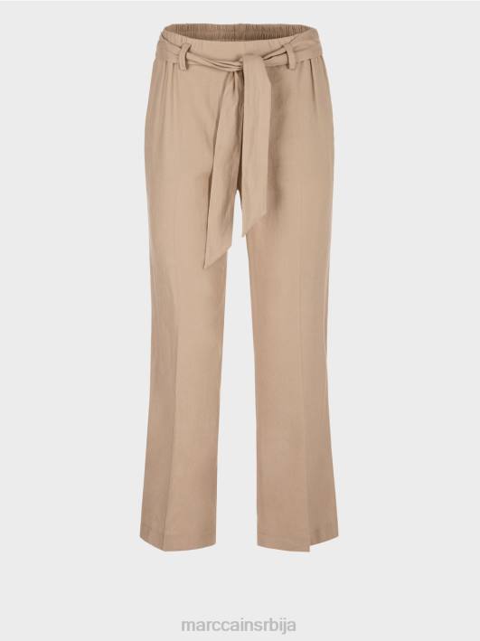 вардха панталоне у папирној врећици Marc Cain D688647 дубок песак одећу