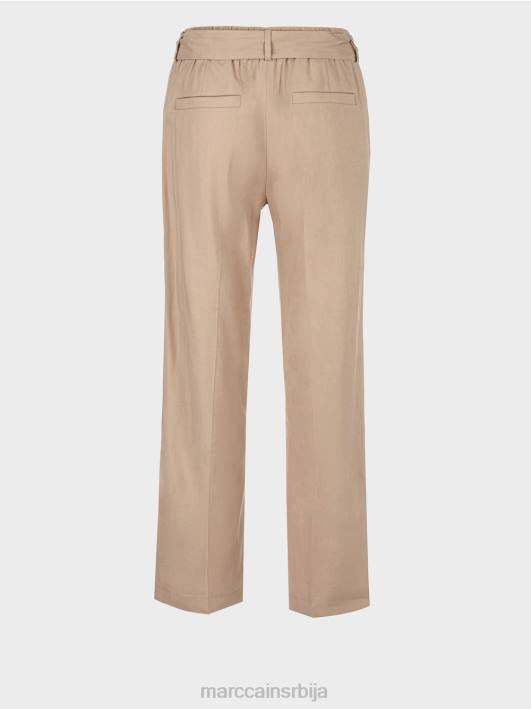 вардха панталоне у папирној врећици Marc Cain D688647 дубок песак одећу