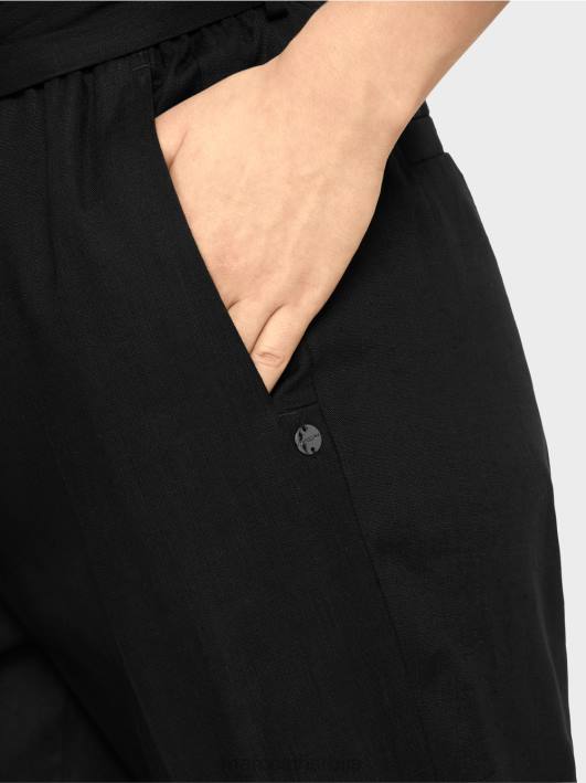 вардха панталоне у папирној врећици Marc Cain D688651 поноћно плава одећу