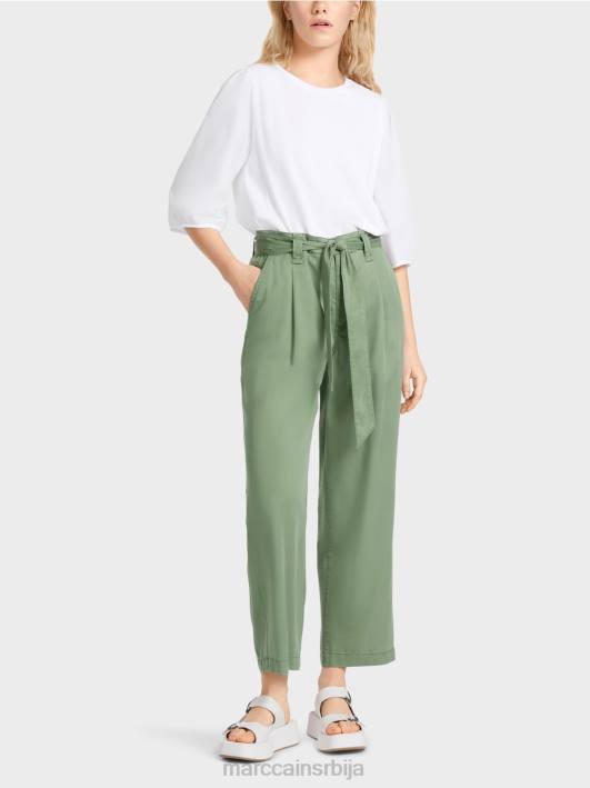 веллери панталоне "преиспитамо заједно". Marc Cain D688652 мистично зелено одећу