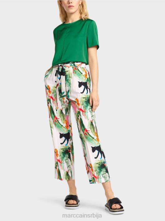 вардха панталоне у папирној врећици Marc Cain D688654 прљаво бело одећу