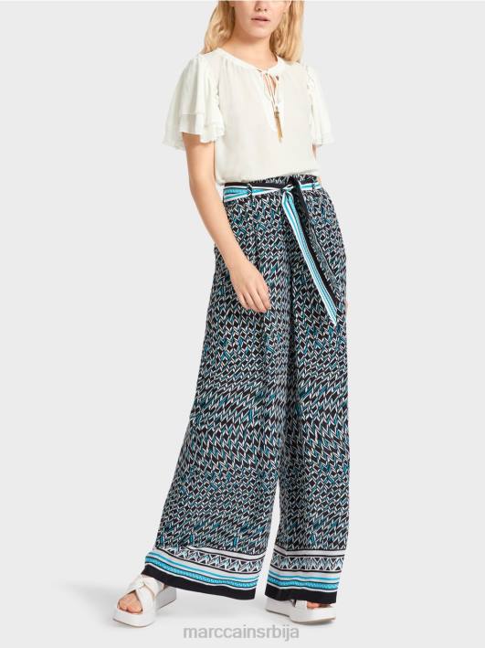 виннипег панталоне широких ногавица Marc Cain D688660 црн одећу