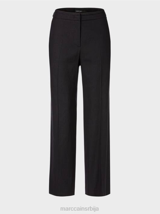 вукари ланене и вискозне панталоне Marc Cain D688662 поноћно плава одећу