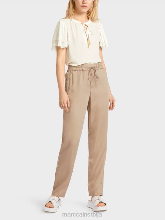 ривера панталоне "преиспитамо заједно". Marc Cain D688665 дубок песак одећу