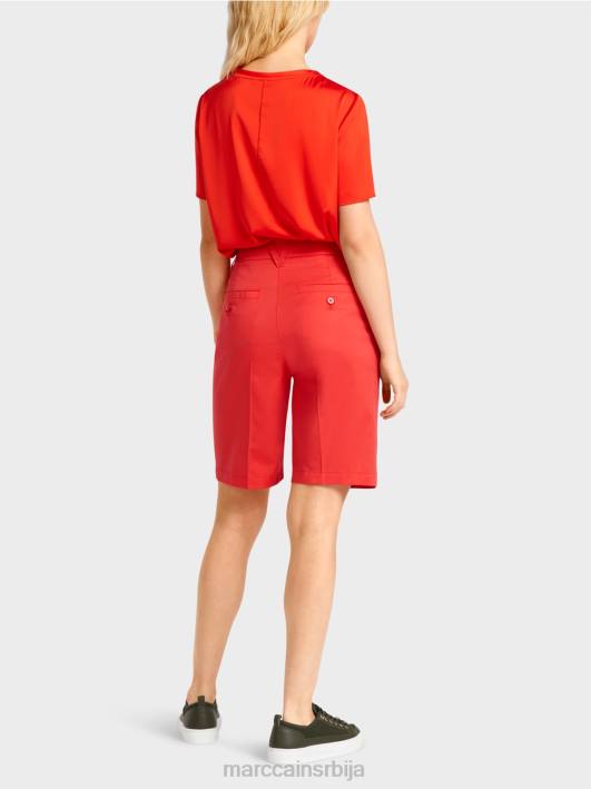финике шортс у женственом кроју Marc Cain D688670 ватрено црвено одећу