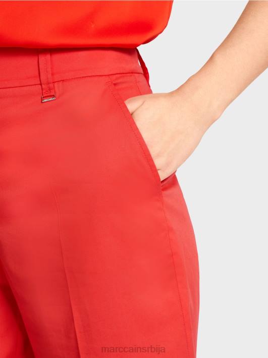 финике шортс у женственом кроју Marc Cain D688670 ватрено црвено одећу