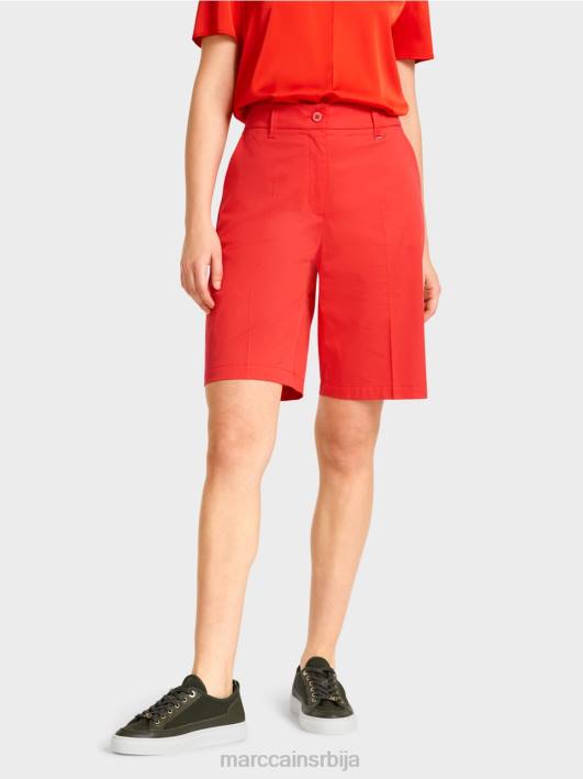 финике шортс у женственом кроју Marc Cain D688670 ватрено црвено одећу