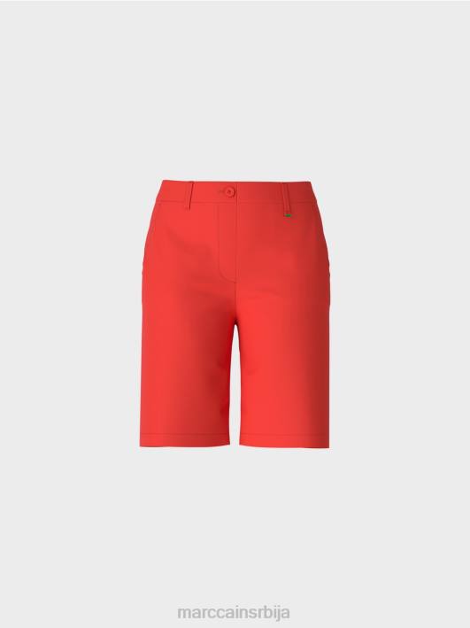 финике шортс у женственом кроју Marc Cain D688670 ватрено црвено одећу