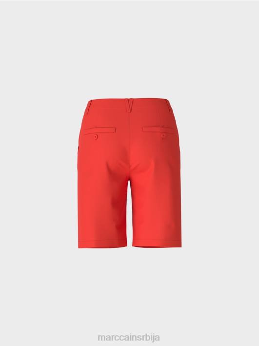 финике шортс у женственом кроју Marc Cain D688670 ватрено црвено одећу