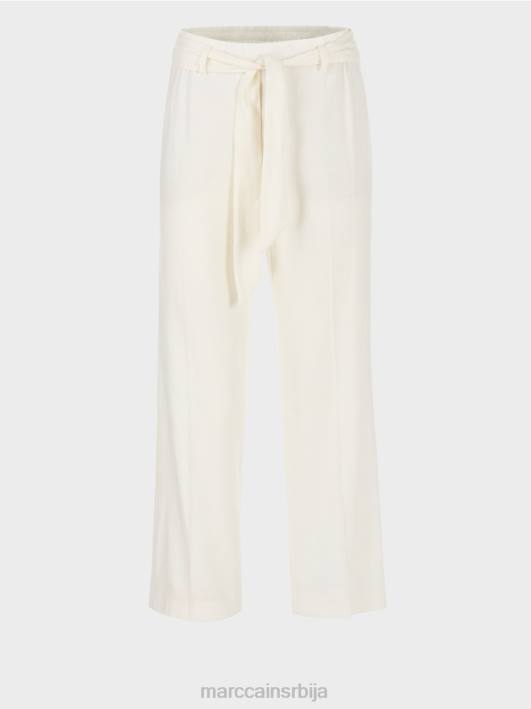 вардха панталоне у папирној врећици Marc Cain D688676 прљаво бело одећу