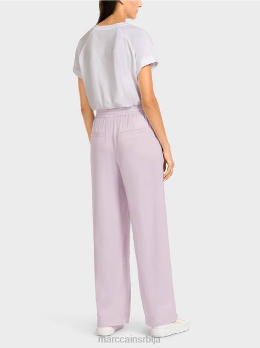 лабаве панталоне са јоггер појасом Marc Cain D688682 светла лаванда одећу
