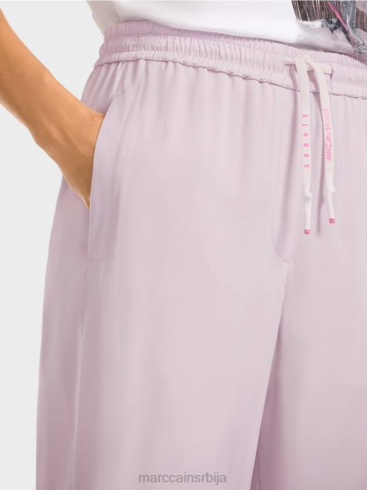 лабаве панталоне са јоггер појасом Marc Cain D688682 светла лаванда одећу