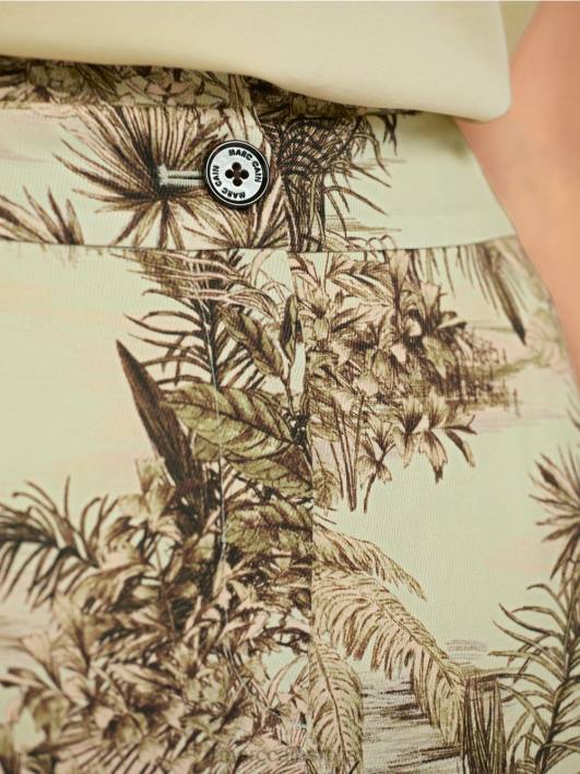 панталоне са цветним принтом Marc Cain D688686 меки дах одећу