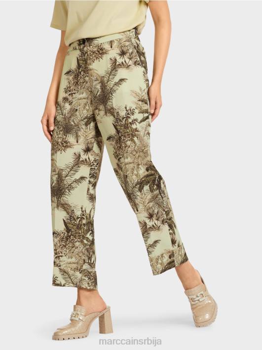 панталоне са цветним принтом Marc Cain D688686 меки дах одећу