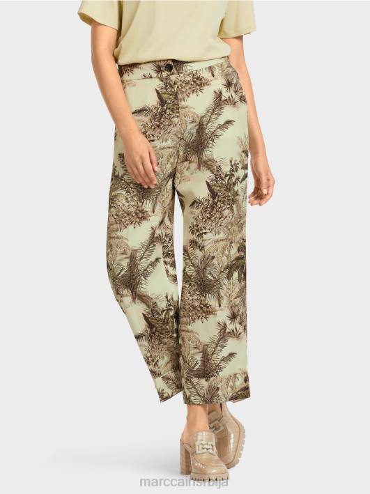 панталоне са цветним принтом Marc Cain D688686 меки дах одећу