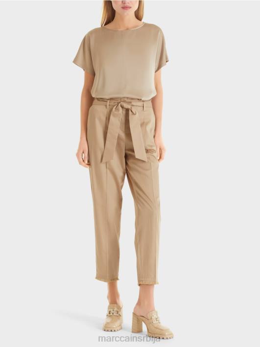 панталоне у стилу папирне кесе Marc Cain D688692 софт таупе одећу