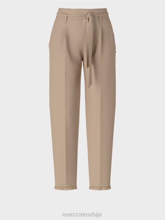 панталоне у стилу папирне кесе Marc Cain D688692 софт таупе одећу