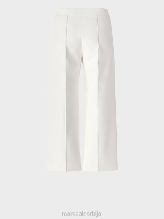 панталоне са ушивеним набором Marc Cain D688699 прљаво бело одећу