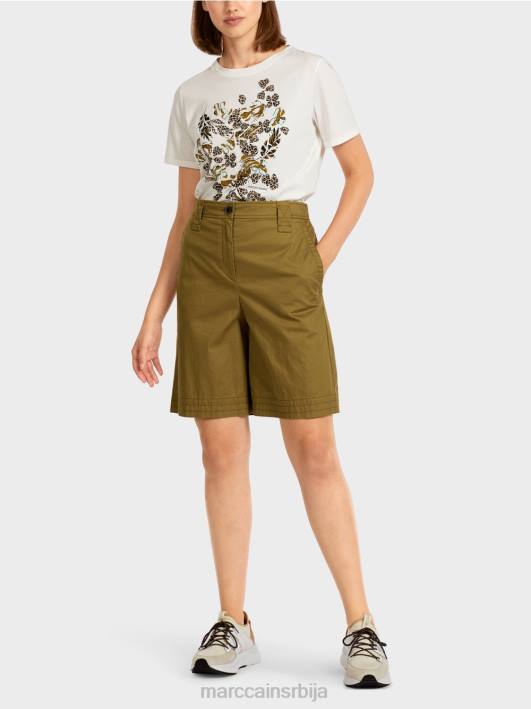 "преиспитамо заједно" шортс Marc Cain D688707 жута олив одећу