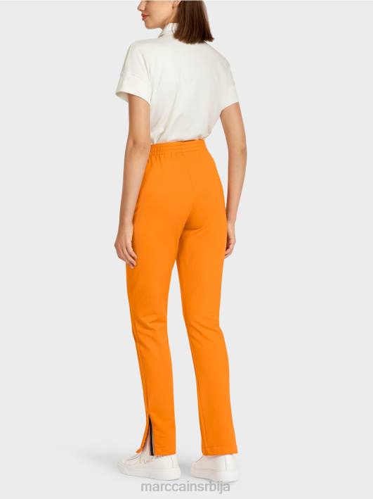 панталоне са бочним прорезима Marc Cain D688712 светло наранџаста одећу