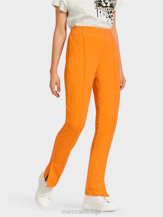 панталоне са бочним прорезима Marc Cain D688712 светло наранџаста одећу
