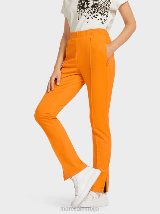 панталоне са бочним прорезима Marc Cain D688712 светло наранџаста одећу