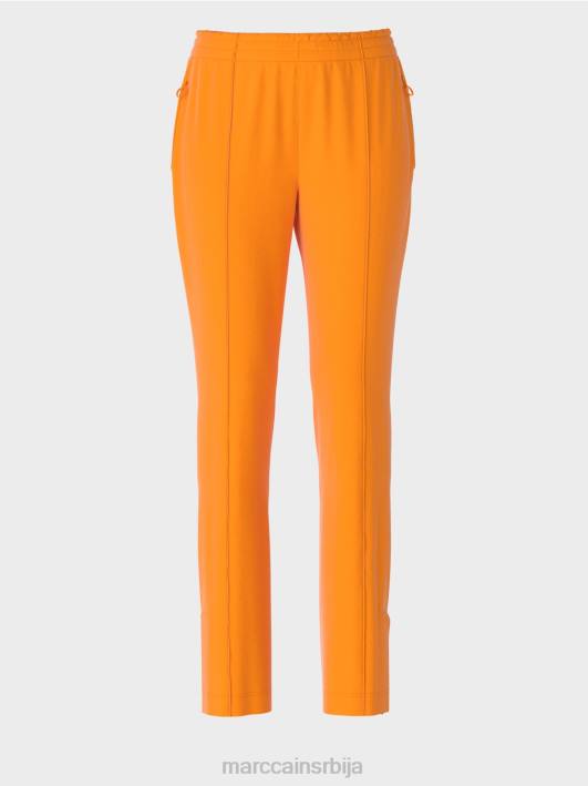 панталоне са бочним прорезима Marc Cain D688712 светло наранџаста одећу