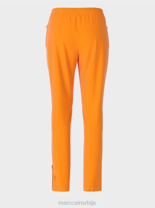 панталоне са бочним прорезима Marc Cain D688712 светло наранџаста одећу
