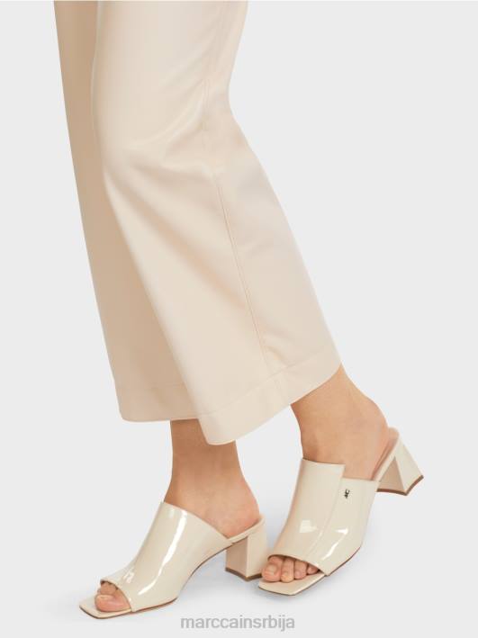 панталоне од вештачке напе Marc Cain D688722 цреме одећу