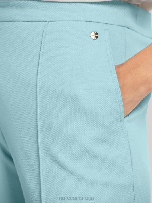 панталоне са широким ногавицама Marc Cain D688733 атмосферско плаво одећу