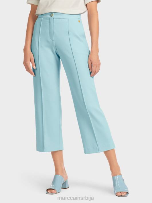 панталоне са широким ногавицама Marc Cain D688733 атмосферско плаво одећу