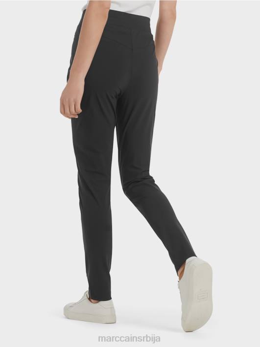 уске растегљиве панталоне Marc Cain D688739 црн одећу