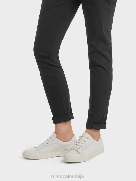 уске растегљиве панталоне Marc Cain D688739 црн одећу