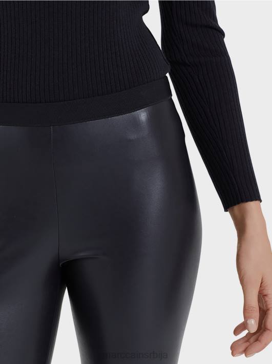 хеланке од вештачке коже Marc Cain D688744 поноћно плава одећу