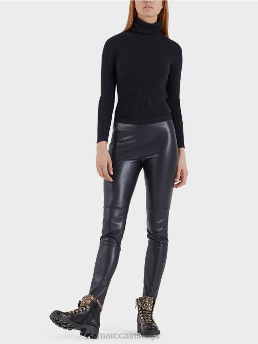 хеланке од вештачке коже Marc Cain D688744 поноћно плава одећу