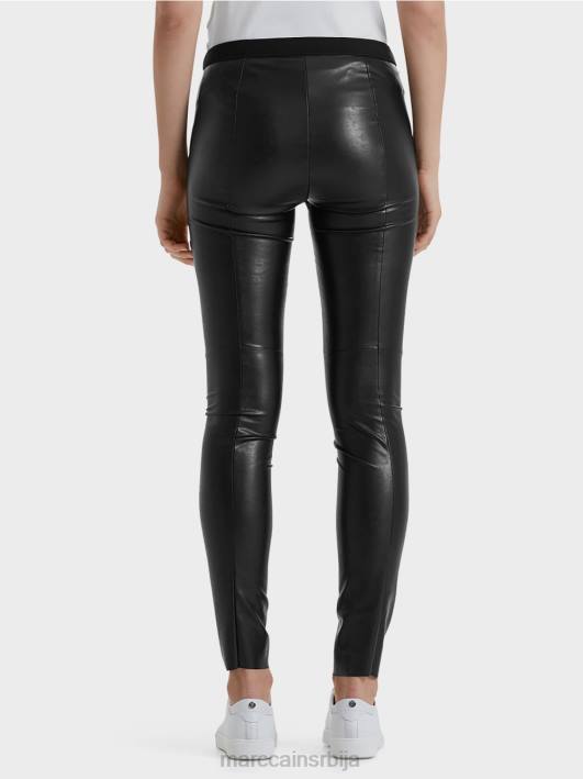 хеланке од вештачке коже Marc Cain D688745 црн одећу