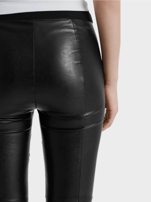 хеланке од вештачке коже Marc Cain D688745 црн одећу