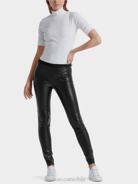 хеланке од вештачке коже Marc Cain D688745 црн одећу