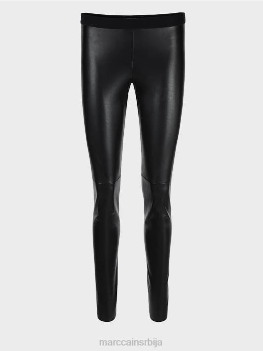 хеланке од вештачке коже Marc Cain D688745 црн одећу